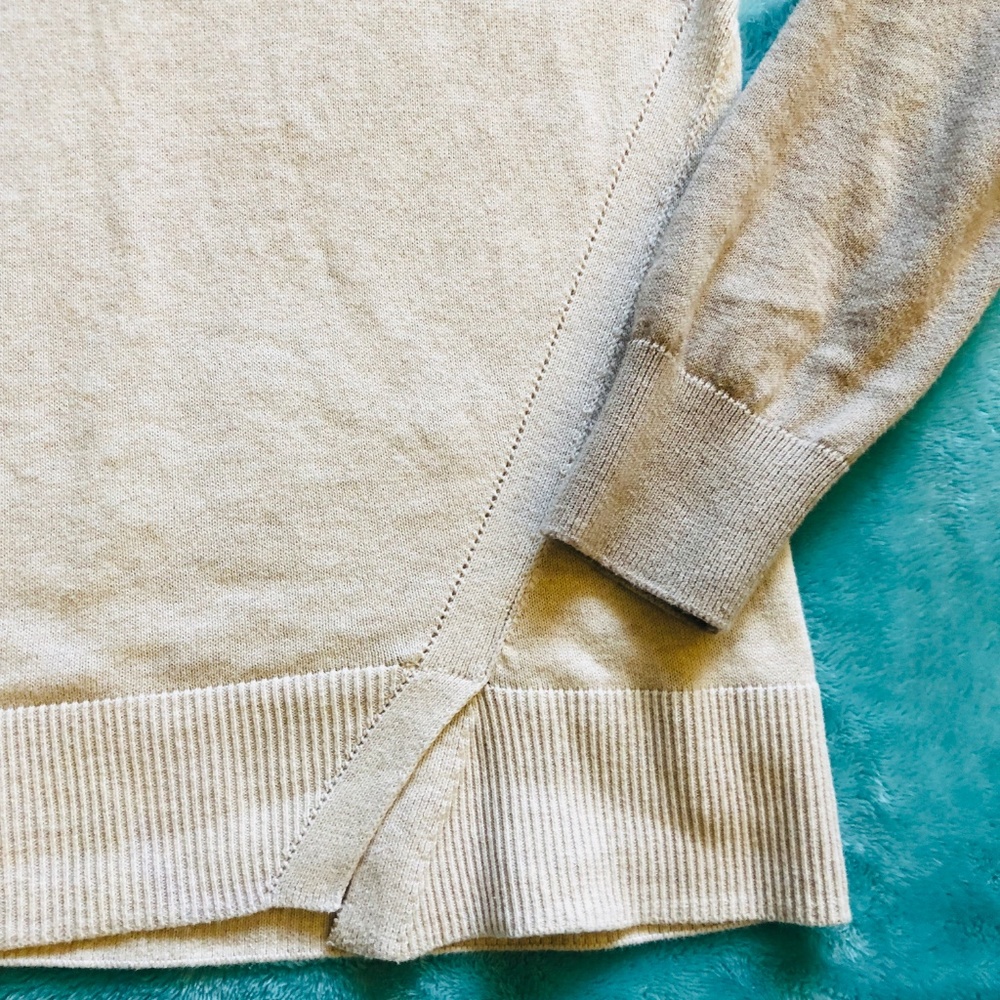 prAna | Cream 100% Organic Cotton Ansleigh Sweater - Picture 4 of 8